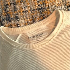 Men's ivory thermal top